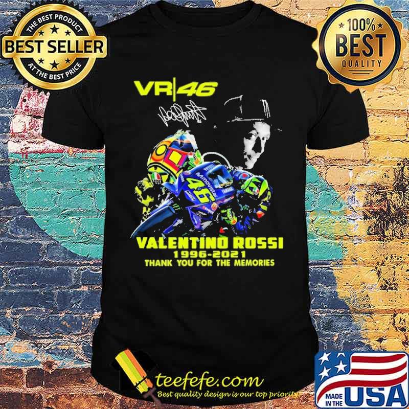 Valentino Rossi 1996-2021 thank you for the memories VR 46 Signature s Unisex Valentino Rossi 1996-2021 thank you for the memories VR 46 Signature s Unisex