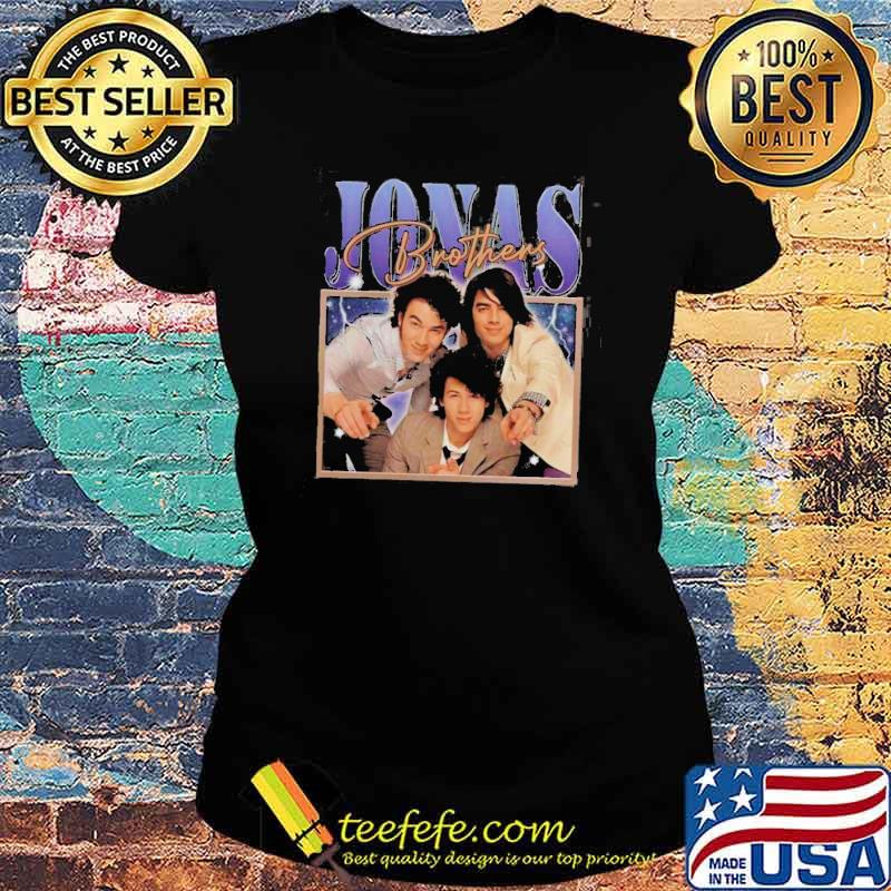 Vintage Jonas Brothers Sibling Pop Stars Nick Jonas Shirt Ladies tee Vintage Jonas Brothers Sibling Pop Stars Nick Jonas Shirt Ladies tee