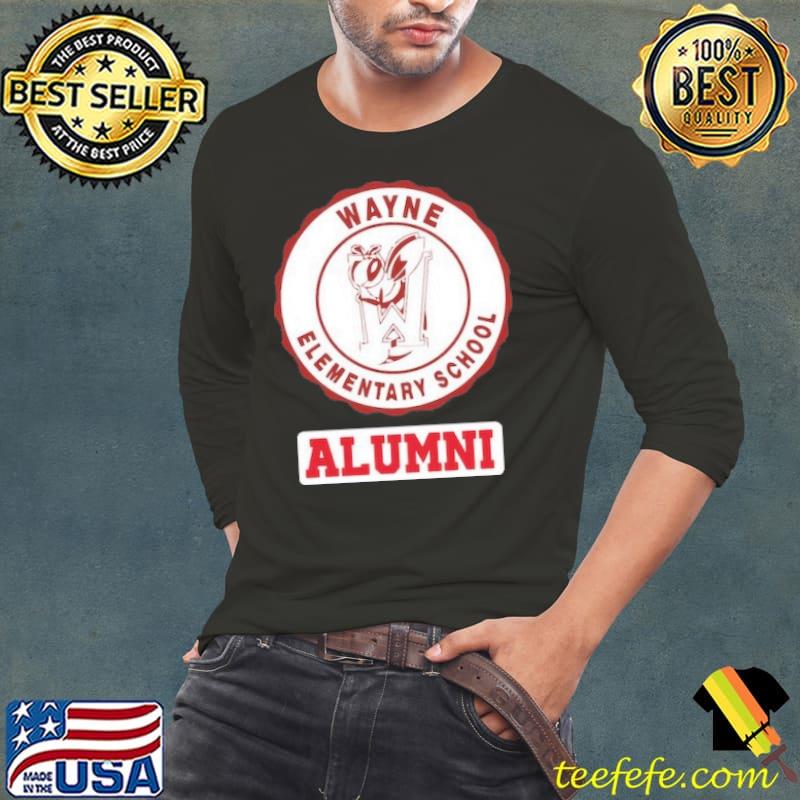 Wayne elementary school alumni football symbol shirt Wayne elementary school alumni football symbol shirt