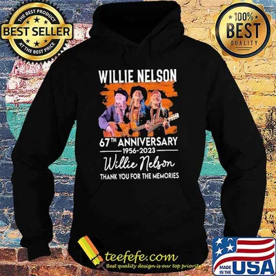 Willie Nelson 67th anniversary 1956-2023 thank you for the memories shirt