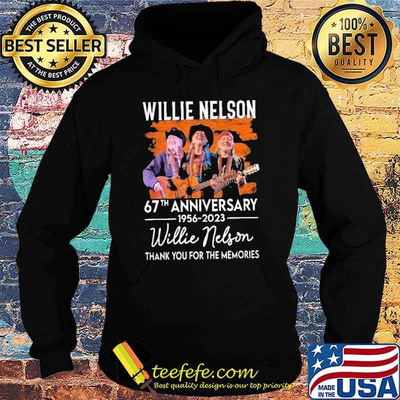 Willie Nelson 67th anniversary 1956-2023 thank you for the memories shirt