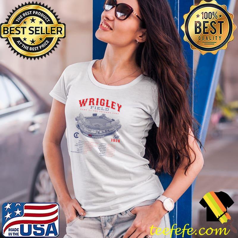 Wrigley Field Home Of The Chicago Cubs est 1914 T-Shirt, hoodie, sweater,  long sleeve and tank top