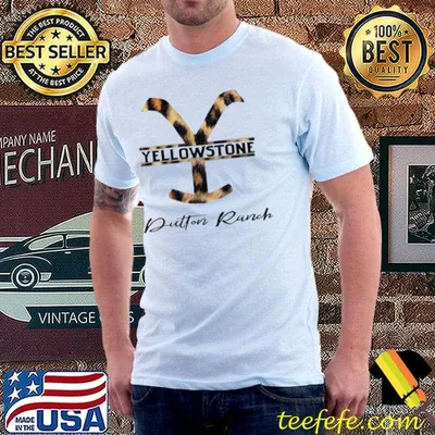 Yellowstone dutton ranch leopard shirt