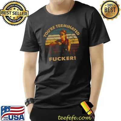 You're Terminated Fucker Women Vintage Novels T-Shirt