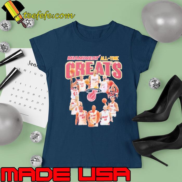 2023 MiamI heat all-time greats s Ladies tee 2023 MiamI heat all-time greats s Ladies tee