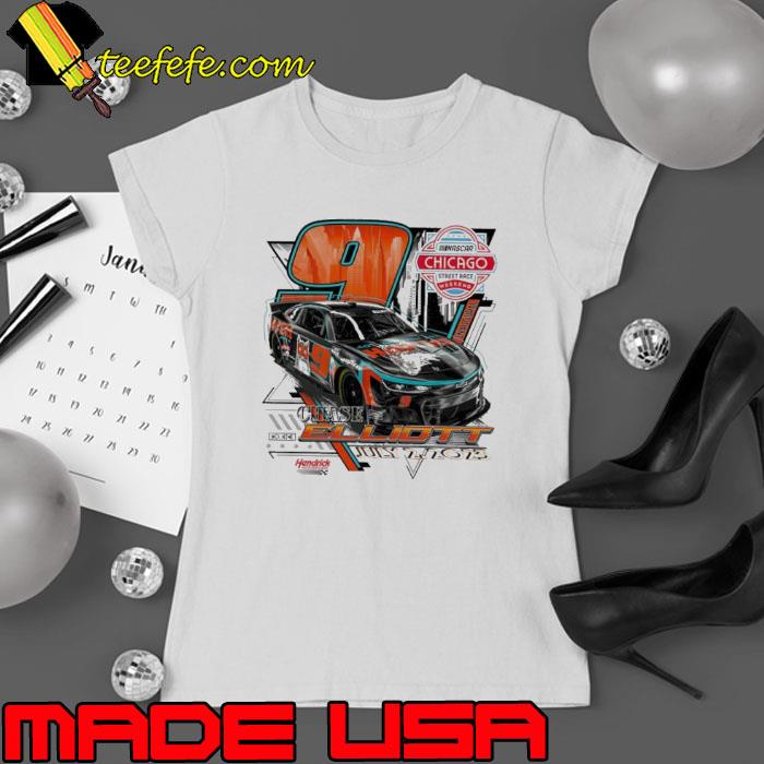#9 Chase elliott chicago hooters 2023 s Ladies tee #9 Chase elliott chicago hooters 2023 s Ladies tee