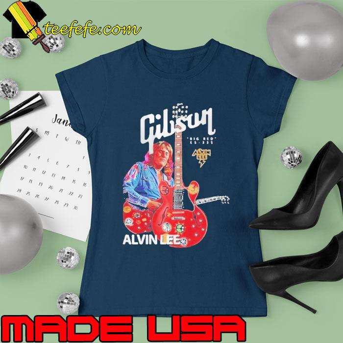 Awesome gibsun alvin lee play guitar s Ladies tee Awesome gibsun alvin lee play guitar s Ladies tee