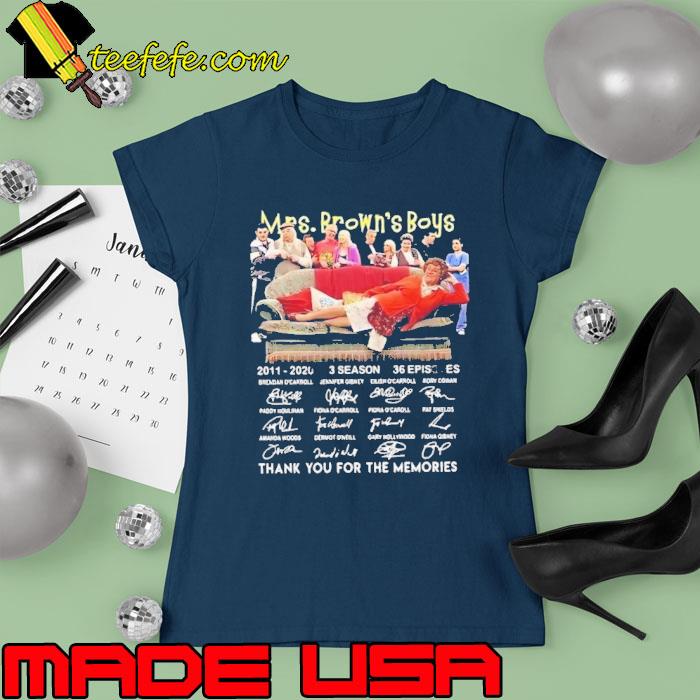 Awesome mrs brown's boys thank you for the memories signature s Ladies tee Awesome mrs brown's boys thank you for the memories signature s Ladies tee