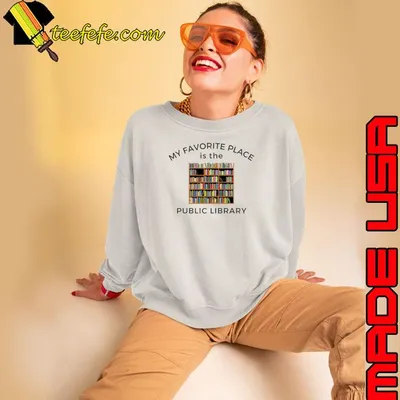 Awesome my Favorite Place is the Public Library Books T-Shirt