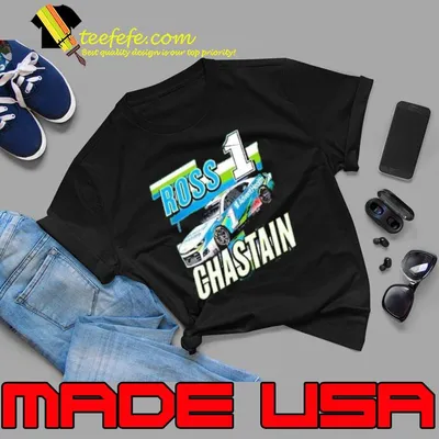 Awesome ross #1 chastain nascar shirt