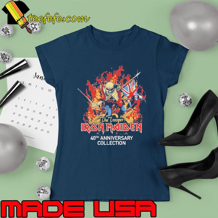 Awesome the Trooper Iron Maiden 40th Anniversary Collection s Ladies tee Awesome the Trooper Iron Maiden 40th Anniversary Collection s Ladies tee