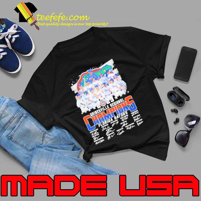 Best florida Gators Baseball 2023 Gainesville Regional Champions Signatures Shirt Unisex Best florida Gators Baseball 2023 Gainesville Regional Champions Signatures Shirt Unisex