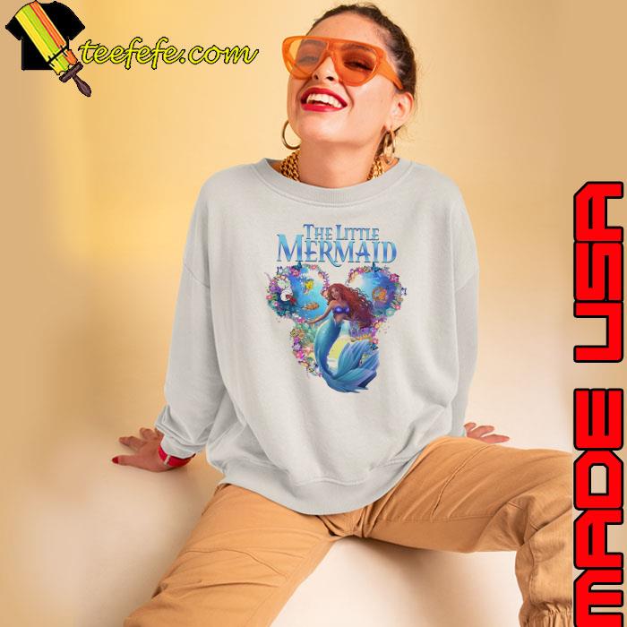 Black Ariel Disneyland 2023 Little Mermaid Shirt Sweatshirt Black Ariel Disneyland 2023 Little Mermaid Shirt Sweatshirt