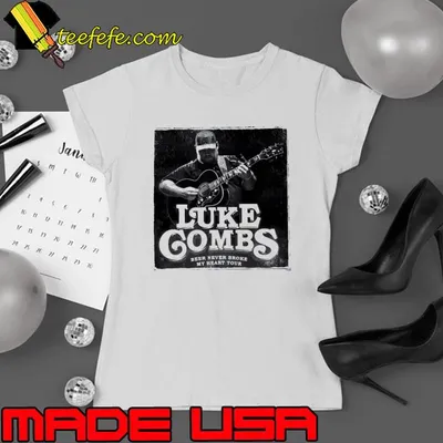 Camiseta de Luke Combs Beer Never Broke My Heart Tour shirt