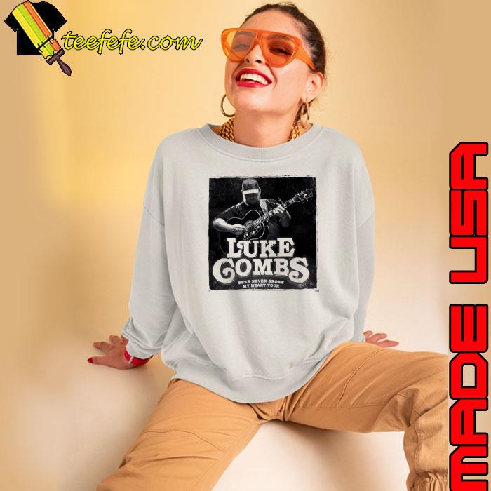 Camiseta de Luke Combs Beer Never Broke My Heart Tour s Sweatshirt Camiseta de Luke Combs Beer Never Broke My Heart Tour s Sweatshirt