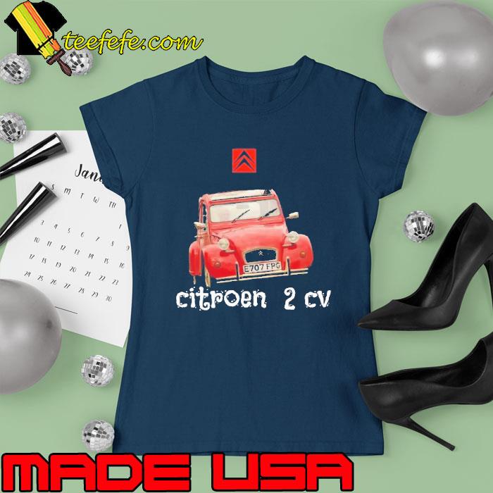 Citroen 2CV red Car s Ladies tee Citroen 2CV red Car s Ladies tee