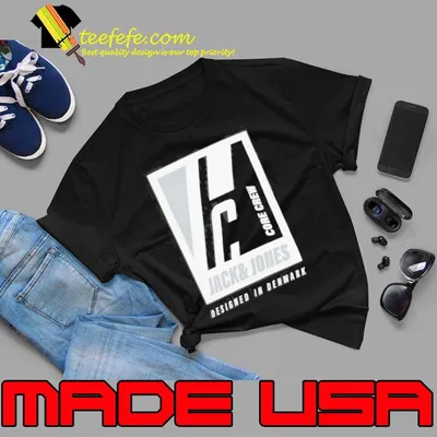 Core Crew Designed In Denmark Jack & Jones Jcospring Logo shirt