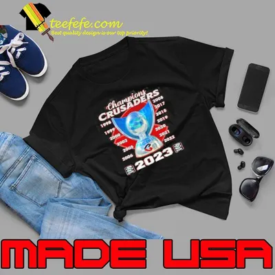 Crusaders Champions 2023 shirt