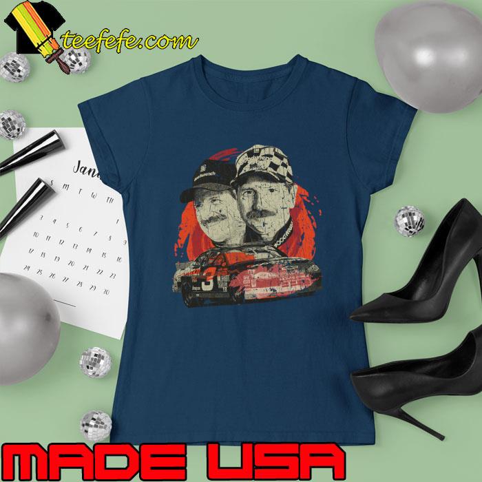 Dale Earnhardt 70s Nascar Retro T-Shirt Ladies tee Dale Earnhardt 70s Nascar Retro T-Shirt Ladies tee