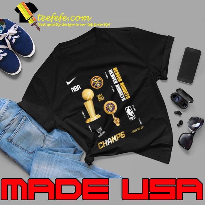 Denver Nuggets Nike 2023 NBA Finals Champions Celebration Expressive Shirt Denver Nuggets Nike 2023 NBA Finals Champions Celebration Expressive Shirt
