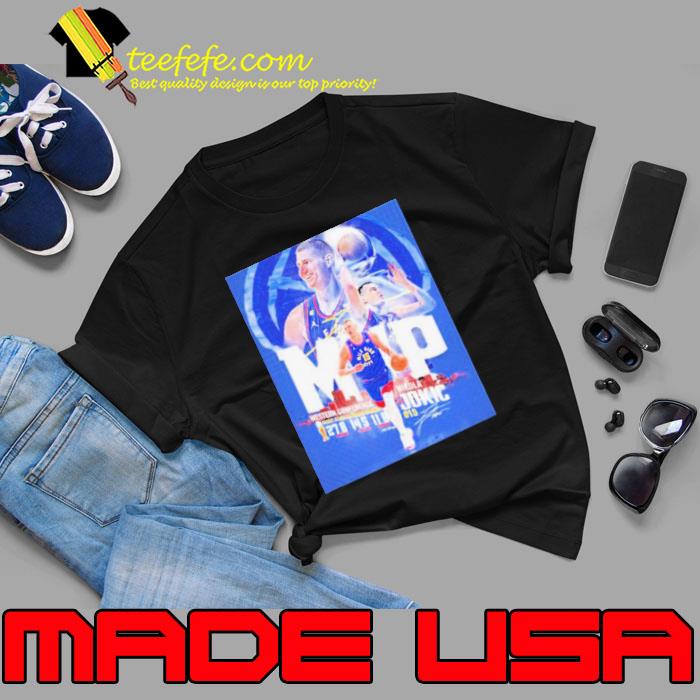 Denver Nuggets Nikola Jokic MVP 2023 Western Conference Magic Johnson Award Winner Shirt