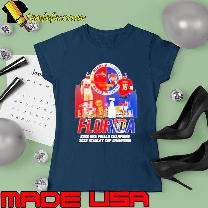 Florida City of champions Miami heat and Florida Panthers signtures Shirt Ladies tee Florida City of champions Miami heat and Florida Panthers signtures Shirt Ladies tee