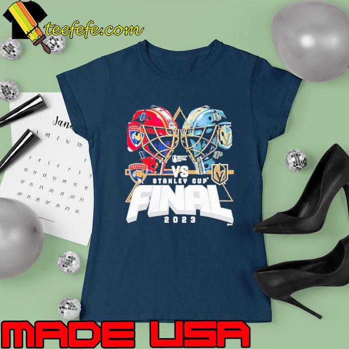 Florida Panthers vs Vegas Golden Knights 2023 Stanley Cup Final Matchup Shirt Ladies tee Florida Panthers vs Vegas Golden Knights 2023 Stanley Cup Final Matchup Shirt Ladies tee