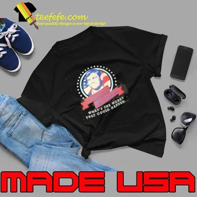 Forrest for president what's the worst that could happen american flag shirt