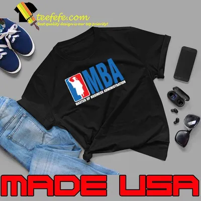 Funny mBA Graduation Pun design Master of Business Administration T-Shirt