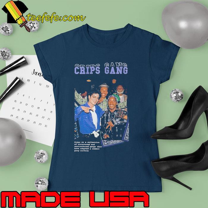 Grove Fashion Tek Taraflı Crips Gang Michael Jackson Baskılı s Ladies tee Grove Fashion Tek Taraflı Crips Gang Michael Jackson Baskılı s Ladies tee