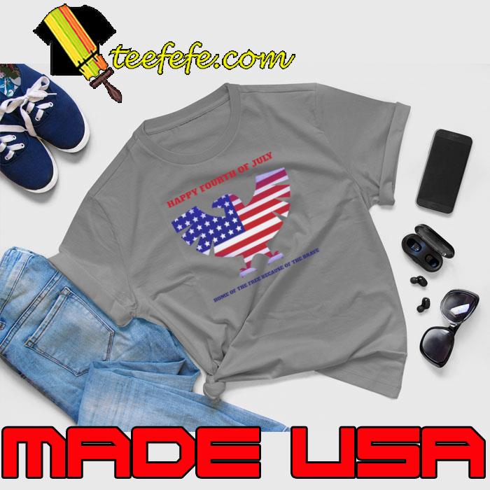 Happy Fourth of July Home of the Free because of the Brave eagle T-Shirt Unisex Happy Fourth of July Home of the Free because of the Brave eagle T-Shirt Unisex