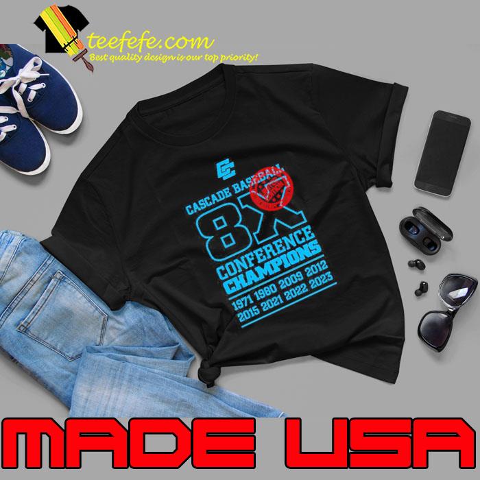 Indiana Crossroads Cascade Baseball 8X Conference Champions Shirt