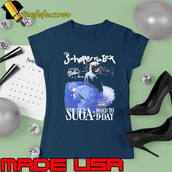J-hope in the bõ suga road to d-day signature s Ladies tee J-hope in the bõ suga road to d-day signature s Ladies tee