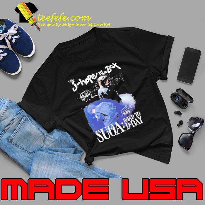 J-hope in the bõ suga road to d-day signature shirt