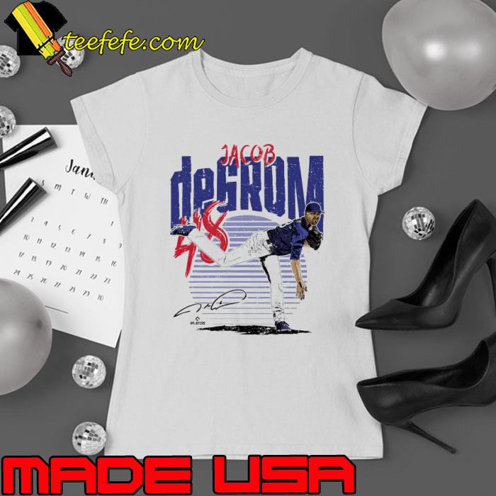 Jacob deGrom Texas Rise signature s Ladies tee Jacob deGrom Texas Rise signature s Ladies tee