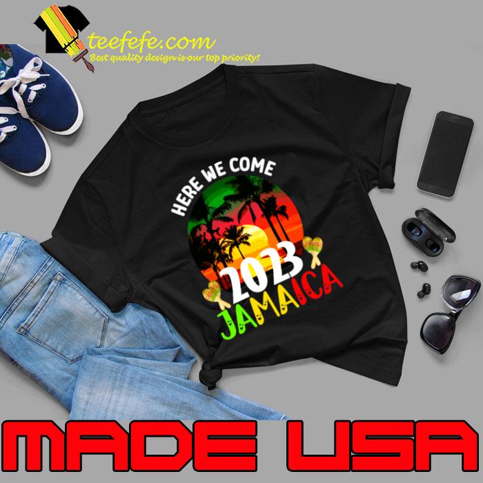 Jamaica Vacation 2023 Here We Come Matching Family Vacation Vintage T-Shirt Unisex Jamaica Vacation 2023 Here We Come Matching Family Vacation Vintage T-Shirt Unisex