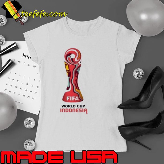 Kaos Logo Piala Dunia U20 Indonesia 2023 Fifa World Cup s Ladies tee Kaos Logo Piala Dunia U20 Indonesia 2023 Fifa World Cup s Ladies tee