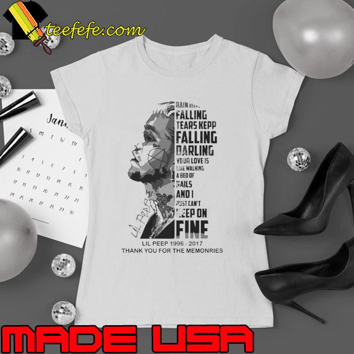 Lil peep 1996 2017 thank you for the memories signature s Ladies tee Lil peep 1996 2017 thank you for the memories signature s Ladies tee