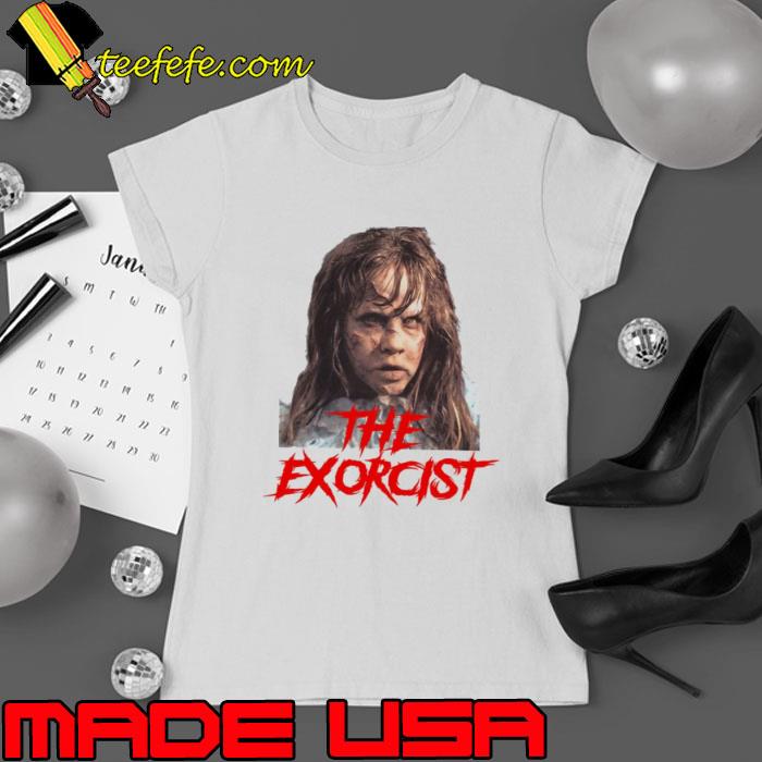 Linda Blair Horror Movie The Exprcist Shirt Ladies tee Linda Blair Horror Movie The Exprcist Shirt Ladies tee