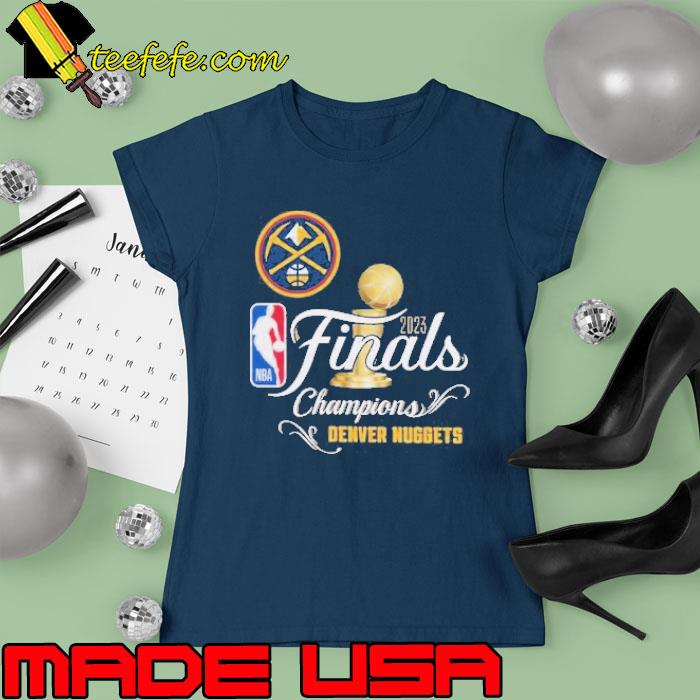 Majestic Threads Navy Denver Nuggets 2023 NBA Finals Champions Swish Tri-Blend s Ladies tee Majestic Threads Navy Denver Nuggets 2023 NBA Finals Champions Swish Tri-Blend s Ladies tee