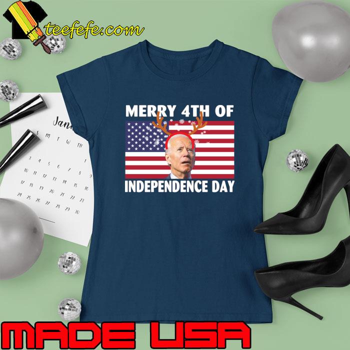 Mery 4th of Independence Day Joe Biden American Flag T-Shirt Ladies tee Mery 4th of Independence Day Joe Biden American Flag T-Shirt Ladies tee