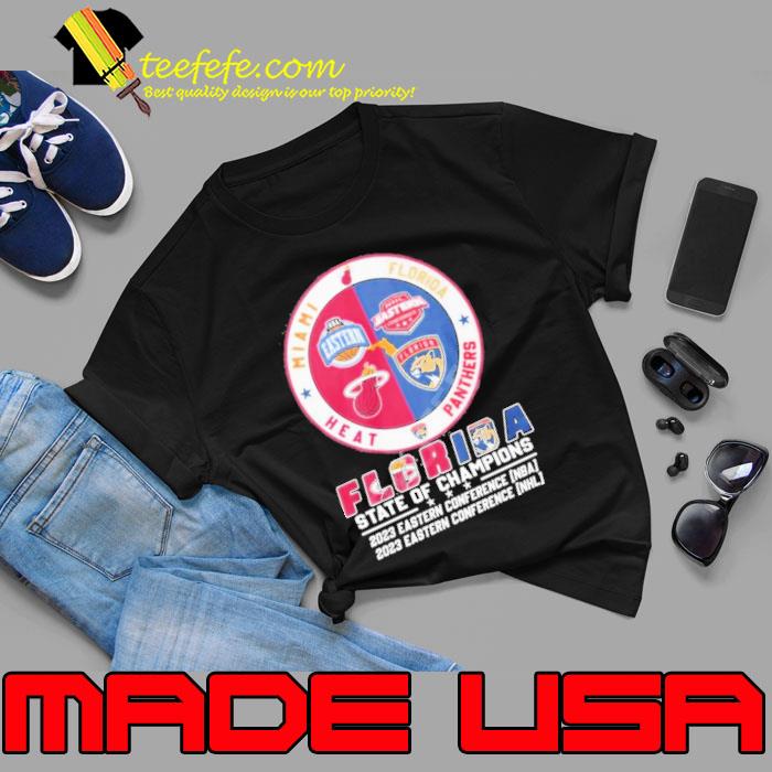 Miami Heat Florida Panthers Florida State Of Champions Shirt