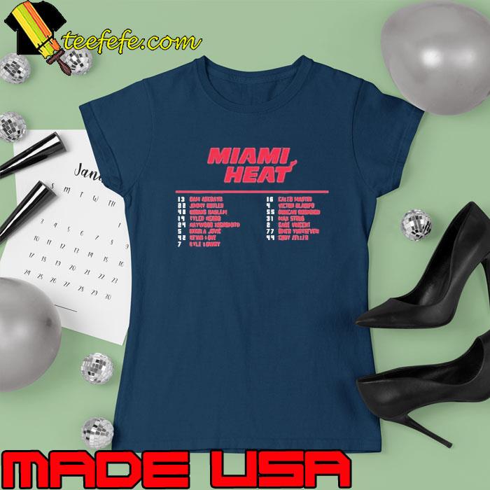 Miami Heat Preschool 2023 NBA Finals Roster s Ladies tee Miami Heat Preschool 2023 NBA Finals Roster s Ladies tee