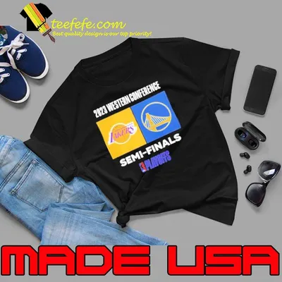 NBA Playoffs 2023 Western Conference Los Angeles Lakers vs Golden State Warriors Semi Finals Shirt