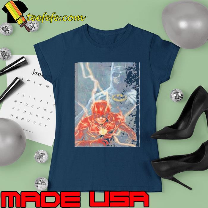 New Poster From The Flash Batman Movie DC Comics s Ladies tee New Poster From The Flash Batman Movie DC Comics s Ladies tee