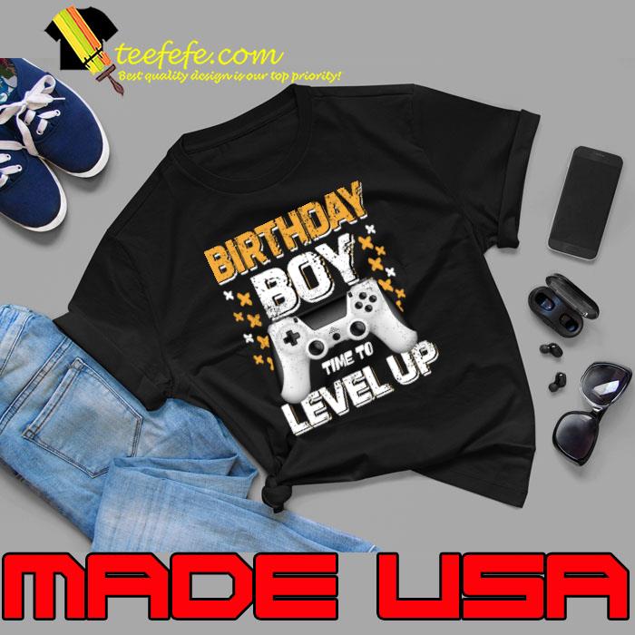 Nice birthday Boy Time To Level Up Video Game Party T-Shirt Unisex Nice birthday Boy Time To Level Up Video Game Party T-Shirt Unisex