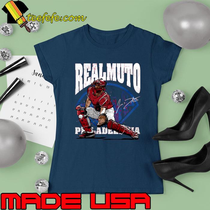 Nice j.T. Realmuto Philadelphia Field Signature T-Shirt Ladies tee Nice j.T. Realmuto Philadelphia Field Signature T-Shirt Ladies tee