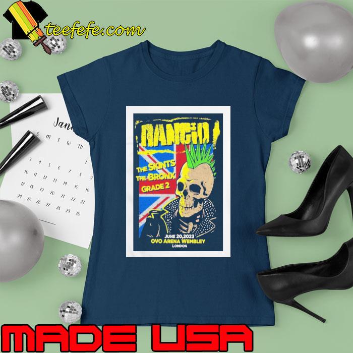 Nice rancid The Skints The Bronx Grade 2 June 20 2023 Ovo Arena Wembley London s Ladies tee Nice rancid The Skints The Bronx Grade 2 June 20 2023 Ovo Arena Wembley London s Ladies tee