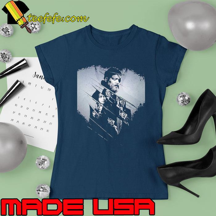 Nice textless Poster Secret Invasion Nick Fury Marvel Studios Fan Shirt Ladies tee Nice textless Poster Secret Invasion Nick Fury Marvel Studios Fan Shirt Ladies tee