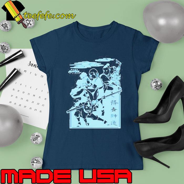 Nintendo Avatar The Last Airbender Main Cast s Ladies tee Nintendo Avatar The Last Airbender Main Cast s Ladies tee